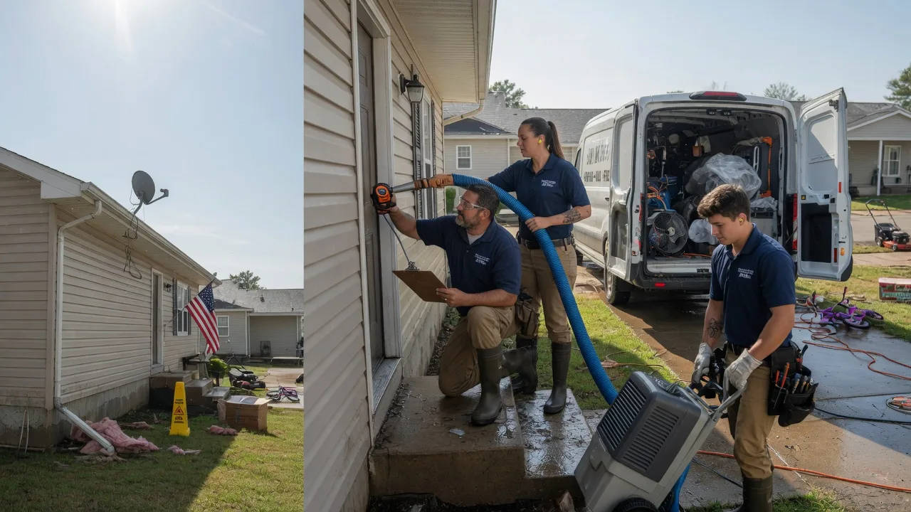 Ceiling Water Damage Restoration in Branford, FL near me